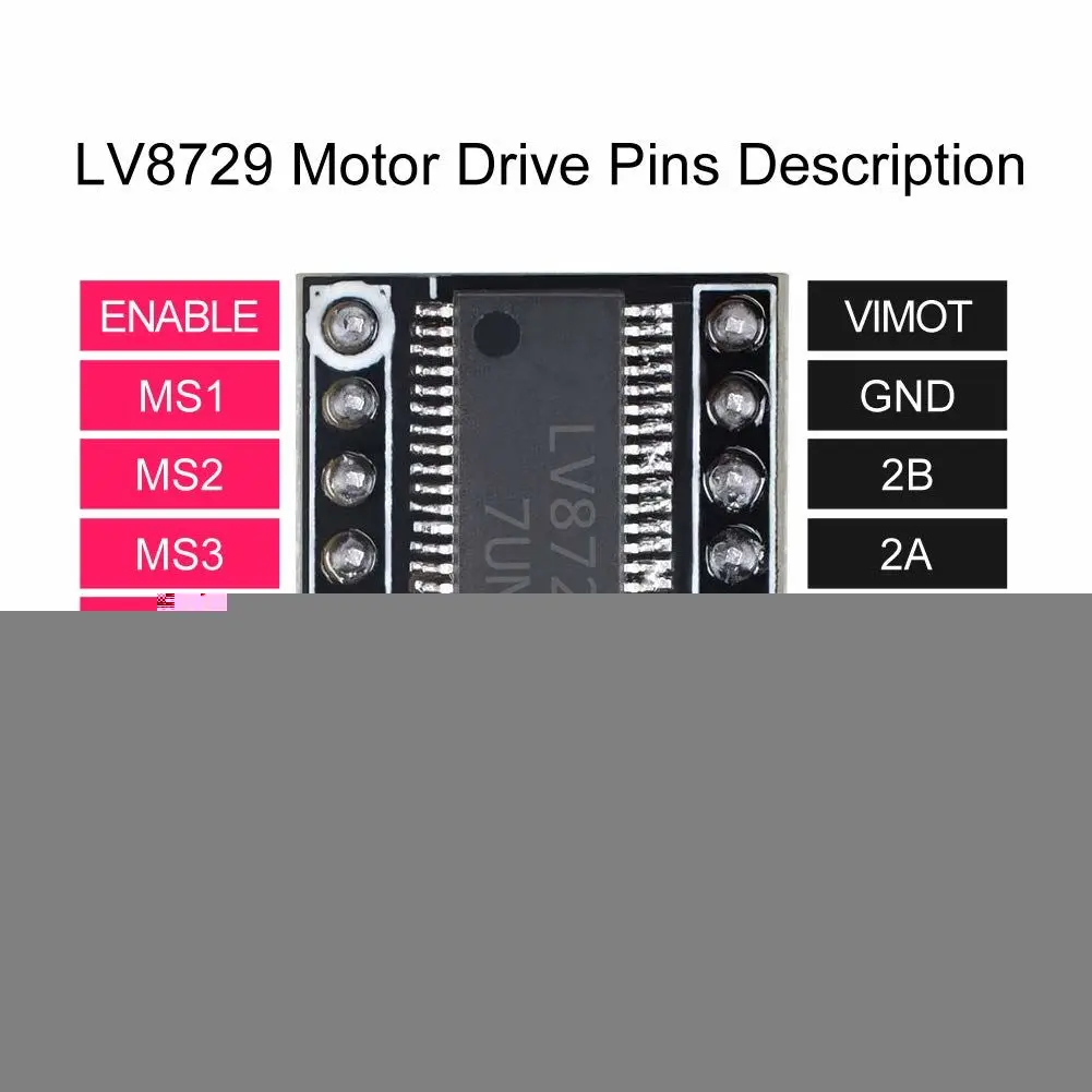 3D Printer LV8729 Stepper Motor Driver Module Replacement for with Heatsink 4-Layer Substrate Ultra |
