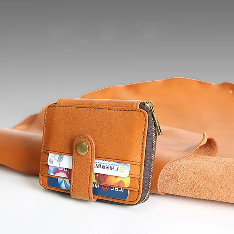 2019 мужской кошелек из воловьей кожи минималистичный для путешествий визитница