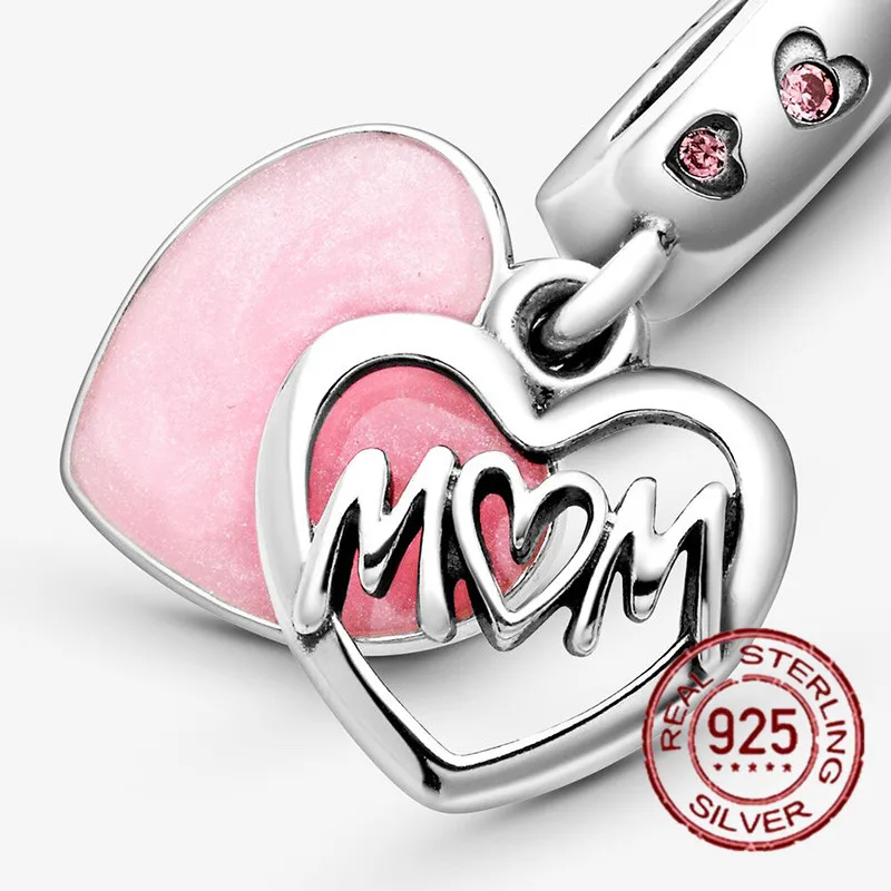 

Romantic Vintage Married Couple Glittering Infinity Hearts & Stars Pendant Bead Fit Europe Pandora Bracelet 925 Sterling Silver