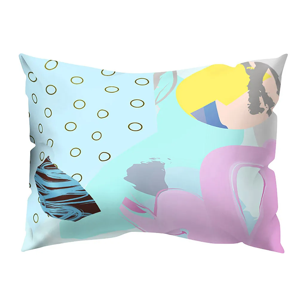 Чехол для подушки из полиэстера дивана и автомобиля с принтом 30X50 см Прямая