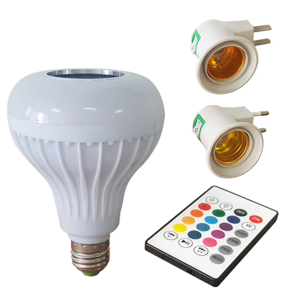 Умсветильник музыкальная лампа RGB E27 с Wi Fi регулируемой яркостью LED беспроводная