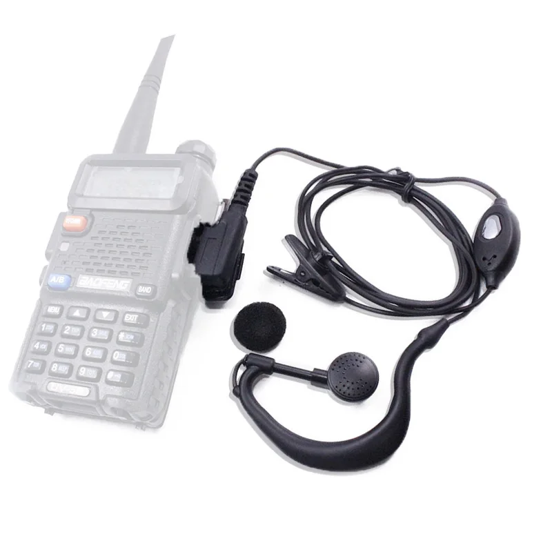 

3pcs Baofeng UV-5R Headset Walkie Talkie Woki Toki Headphone Ham Radio Earphone BF-888S Uv-6r UV-10R BF-X3 Plus K Port Earpiece