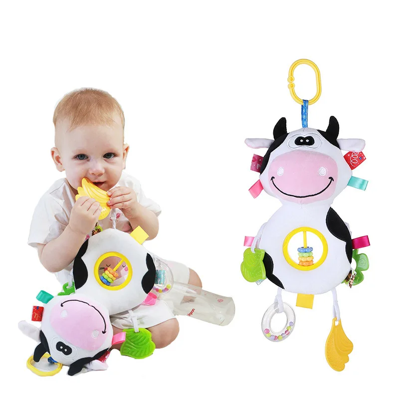 Детские плюшевые погремушки мобильные игрушки подвесная мягкая милая