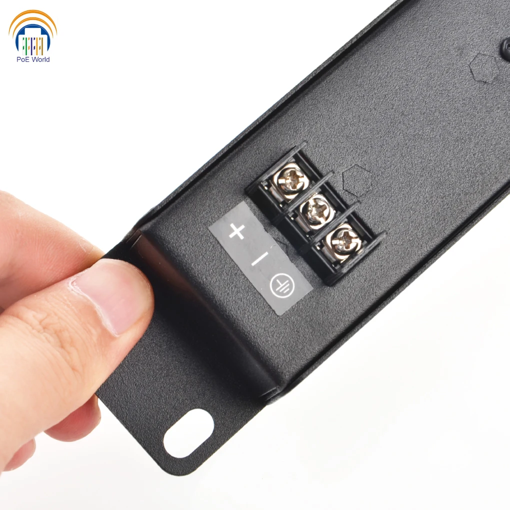 16 портов 100 Мбит/с Poe инжектор с 48v120w адаптер питания через Ethernet для Dahua/Mikrotik камеры