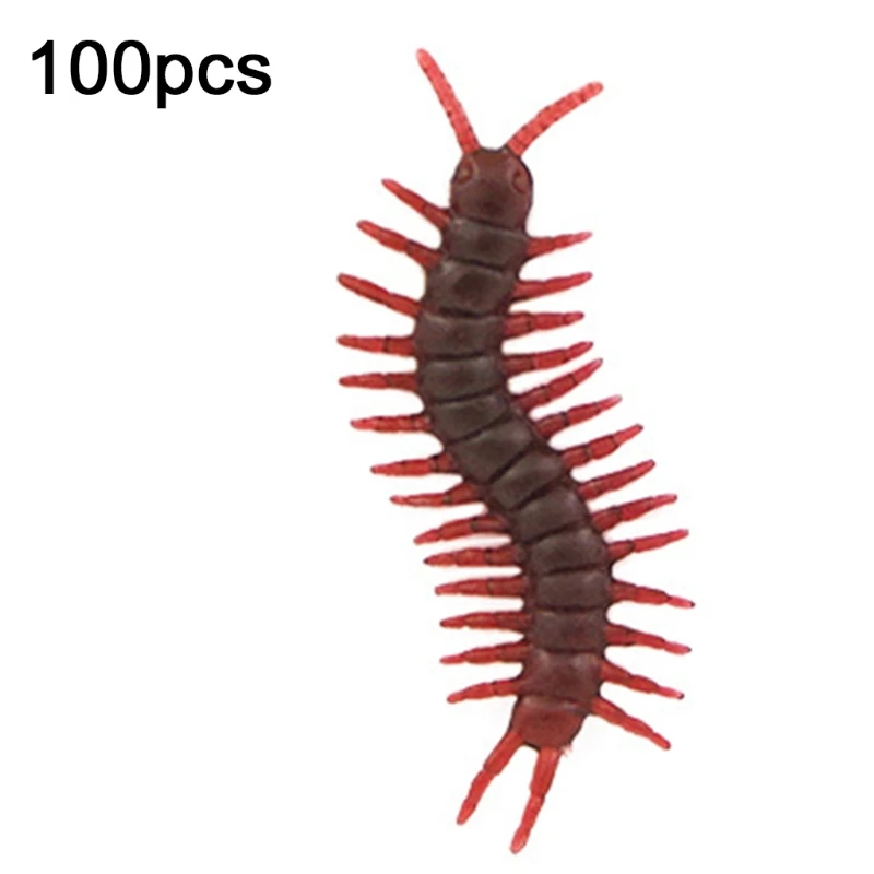 

100 Pcs Prank Fake Roaches/Gecko/Ant/Centipede Favorite Scary Trick Joke Toys