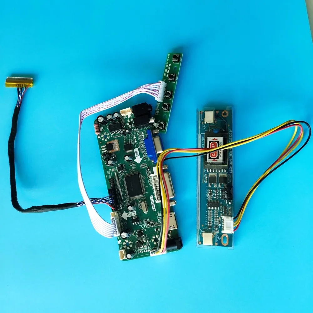 

Kit for B170PW04 V0 driver Screen panel Display 1440x900 Controller Board 2 lamps 30pin HDMI+DVI+VGA LCD Audio DIY 17"