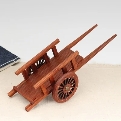 

Имитация красного дерева династия Мин и Цин, плоская тележка, резьба по дереву, маленькие украшения мебели