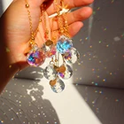 Подвесной кристаллический Ловец света, украшение для улицы, сада, окна, колокольчика, подвеска для дома, балкона, Радужный декоративный подарок