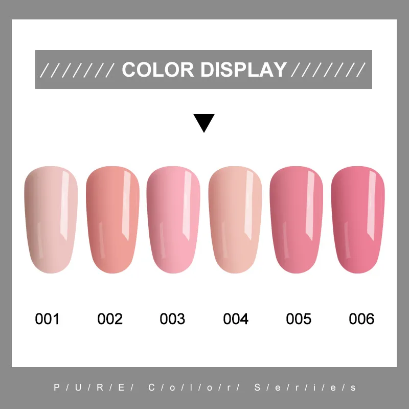 Гель лак MIZHSE для ногтей 7 мл розовый УФ Полупостоянный ногтей|Гель ногтей| |