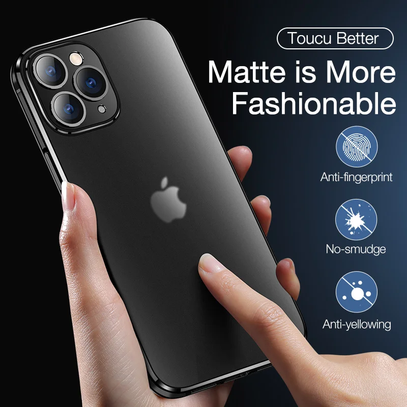 Оригинальный чехол Cafele для телефона iPhone 12 pro Mini матовые мягкие силиконовые чехлы