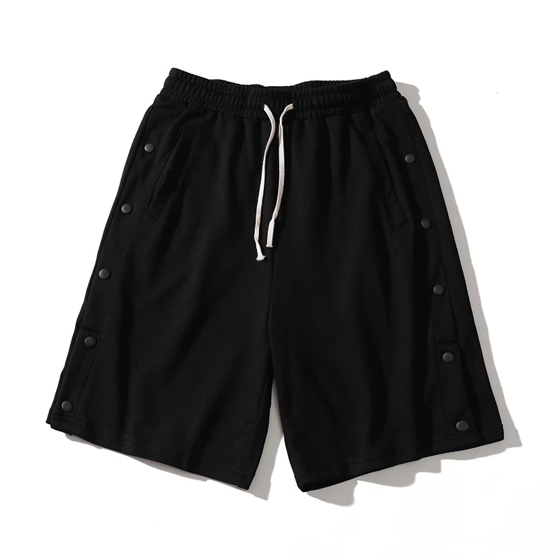 Owen Seak Men Casual Cotton Short Harem Gothic Cross Sweatpants Summer High Street Hip Hop Women Loose Black Shorts Size XL