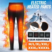 winter heated pants self heating pants outdoor hiking warm slim usb trekking skiing electric thermal pants trousers women men