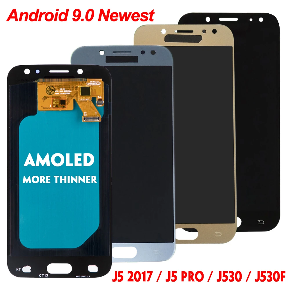 J5 Pro SUPER AMOLED дисплей для Samsung Galaxy PRO 2017 J530 J530F ЖК сенсорный экран сменный дигитайзер