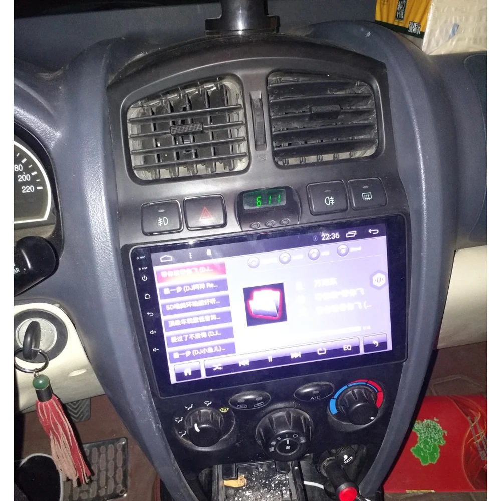 Автомагнитола HANG XIAN 2 din для Santa fe 2006 2015 автомобильный dvd плеер с GPS навигацией