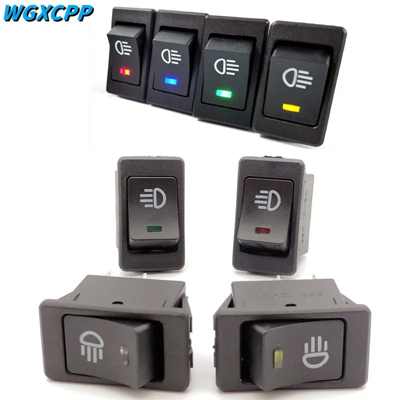 4 шт. автомобильный противотуманный светильник s кулисный переключатель