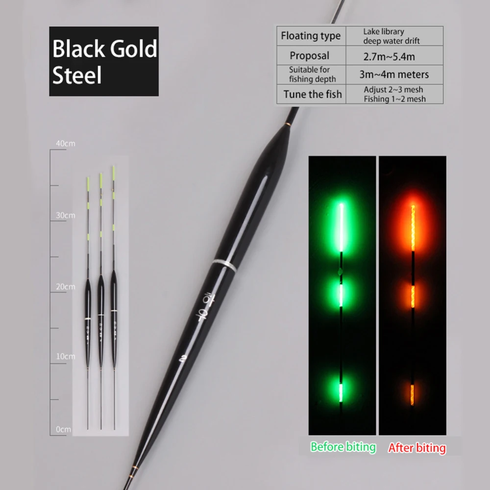 Автоматически светящийся умный поплавок для рыбалки ночной индукционный