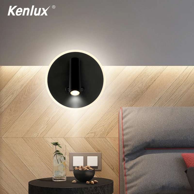 Современный минималистичный светодиодный алюминиевый светильник прикроватная