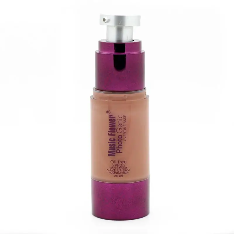 Music Flower Pro 30 мл Жидкая основа для макияжа водостойкий консилер лица крем Cosmetic SPF25