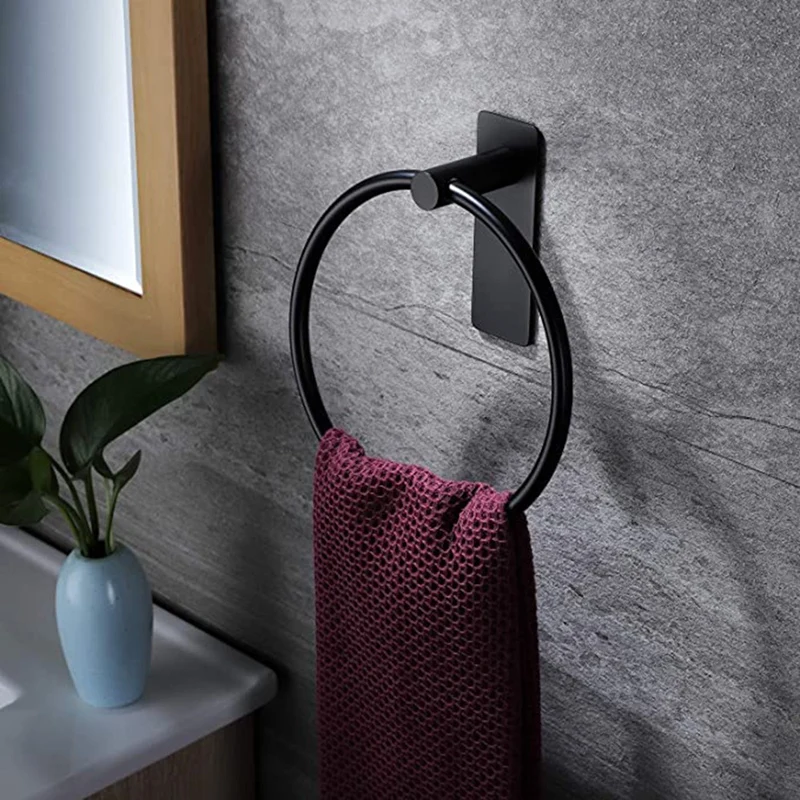 Кольцо для полотенец/держатель полотенец рук-самоклеящаяся круглая вешалка
