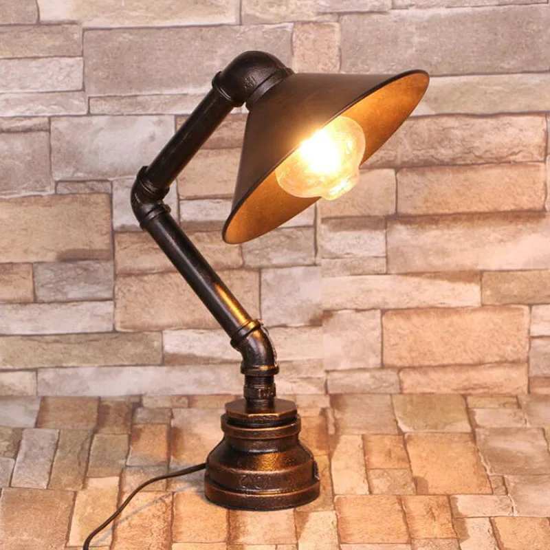 

Деревенские настольные лампы для спальни, домашняя декорация, Ретро лампа Luminarc, украшение для гостиной, винтажное украшение, классическая н...