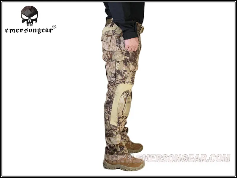 EMERSON Gen2 тактические брюки для страйкбола боевые bdu Брюки с наколенниками Highlander