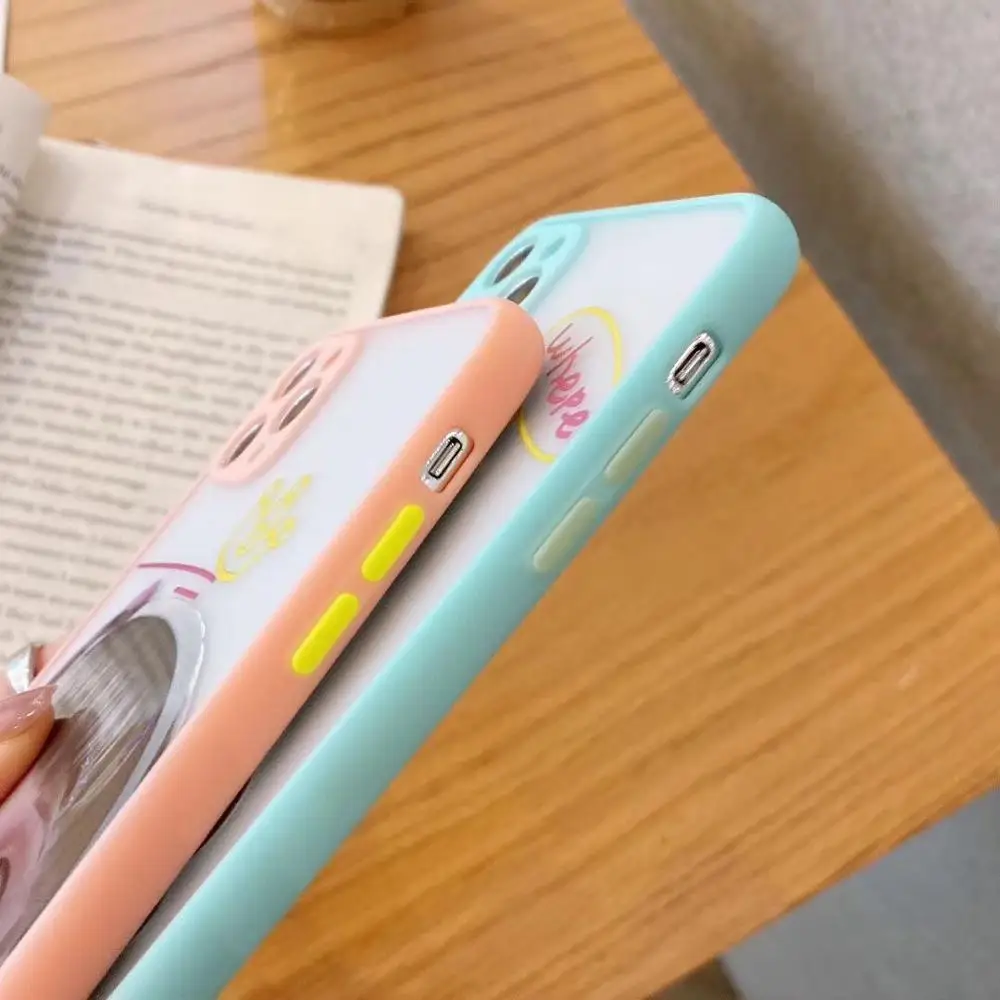 

Cartoon little princess iphonexsmax mobile phone case lens all inclusive iPhone11 anti-drop cartoon girl cute expression fashion