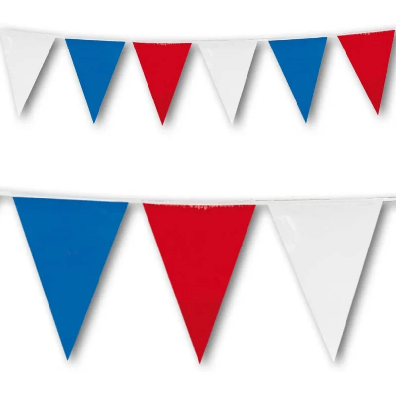 10m 20 Flags Tricolor Cotton Flag Children' Birthday String Family Party Holiday Halloween Christmas Decoration | Дом и сад