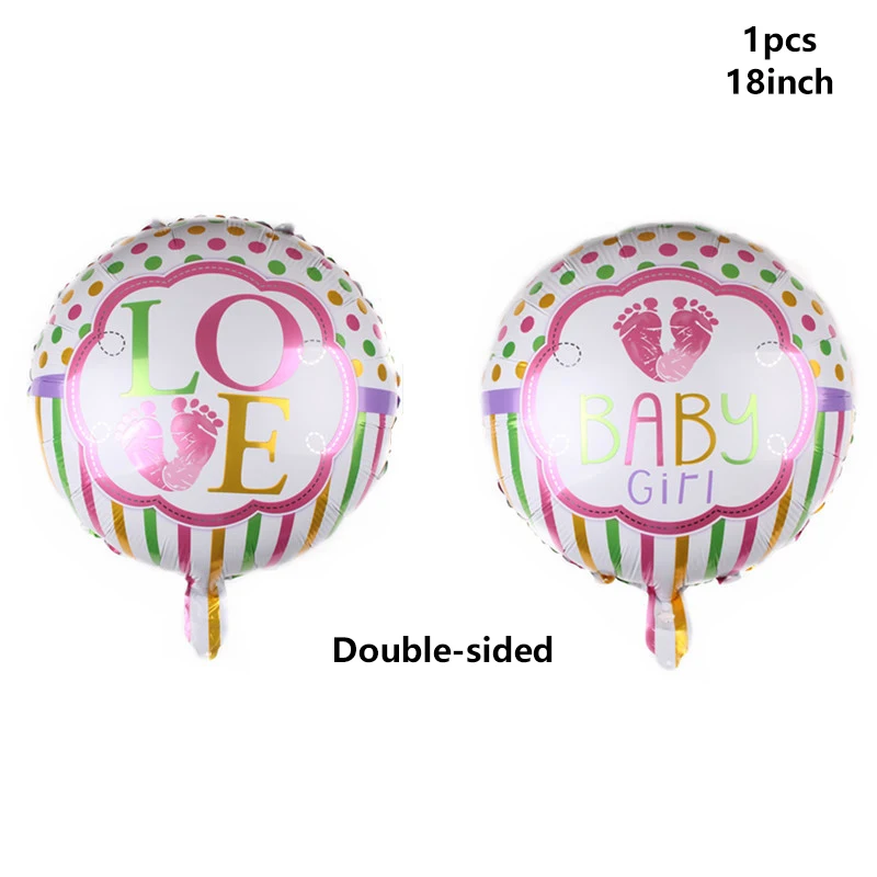 1 шт. фольгированные воздушные шары для маленьких девочек или мальчиков надувные