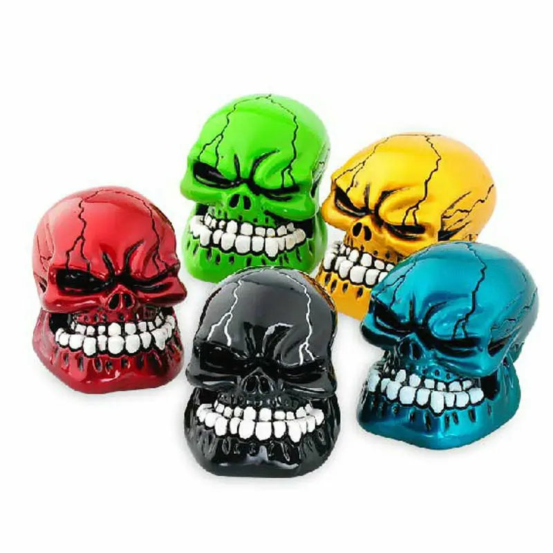 Новая смола череп голова автомобиля Авто Грузовик ручной рычаг переключения