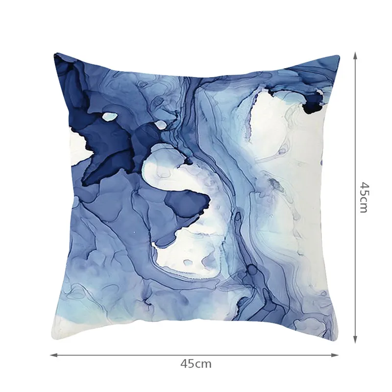 Fuwatacchi Oil Painting Cushion Cover World Map Soft Throw Pillow Decorative Sofa Case Pillowcase | Дом и сад