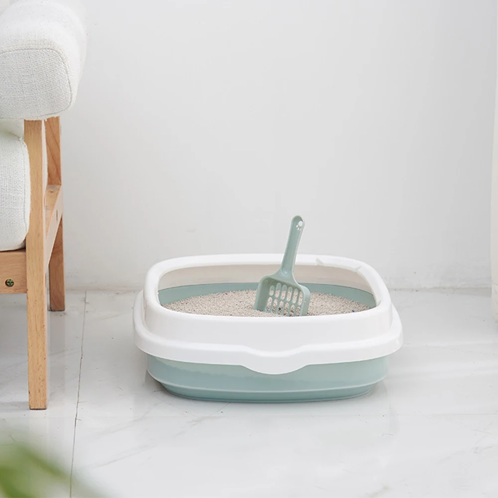 Переносной Туалет для кошачьего туалета песочница выведения кошек защита от