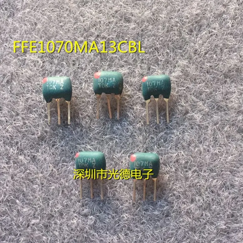 

100PCS/ original TDK ceramic crystal oscillator FFE1070MA13CBL 10.7M FFE10.7MA 280K straight plug 3 feet