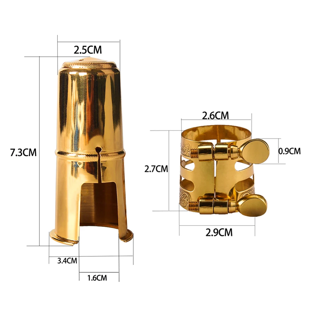 

Saxophone Accessories Alto Sax with Mouthpiece Cap Ligature for Sax