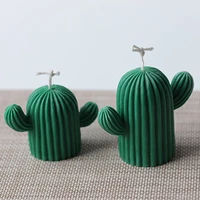 handmade cactus silicone candle mold 2 sizes aromatherapy fragrance plaster making supplies homemade diy gum paste chocolate