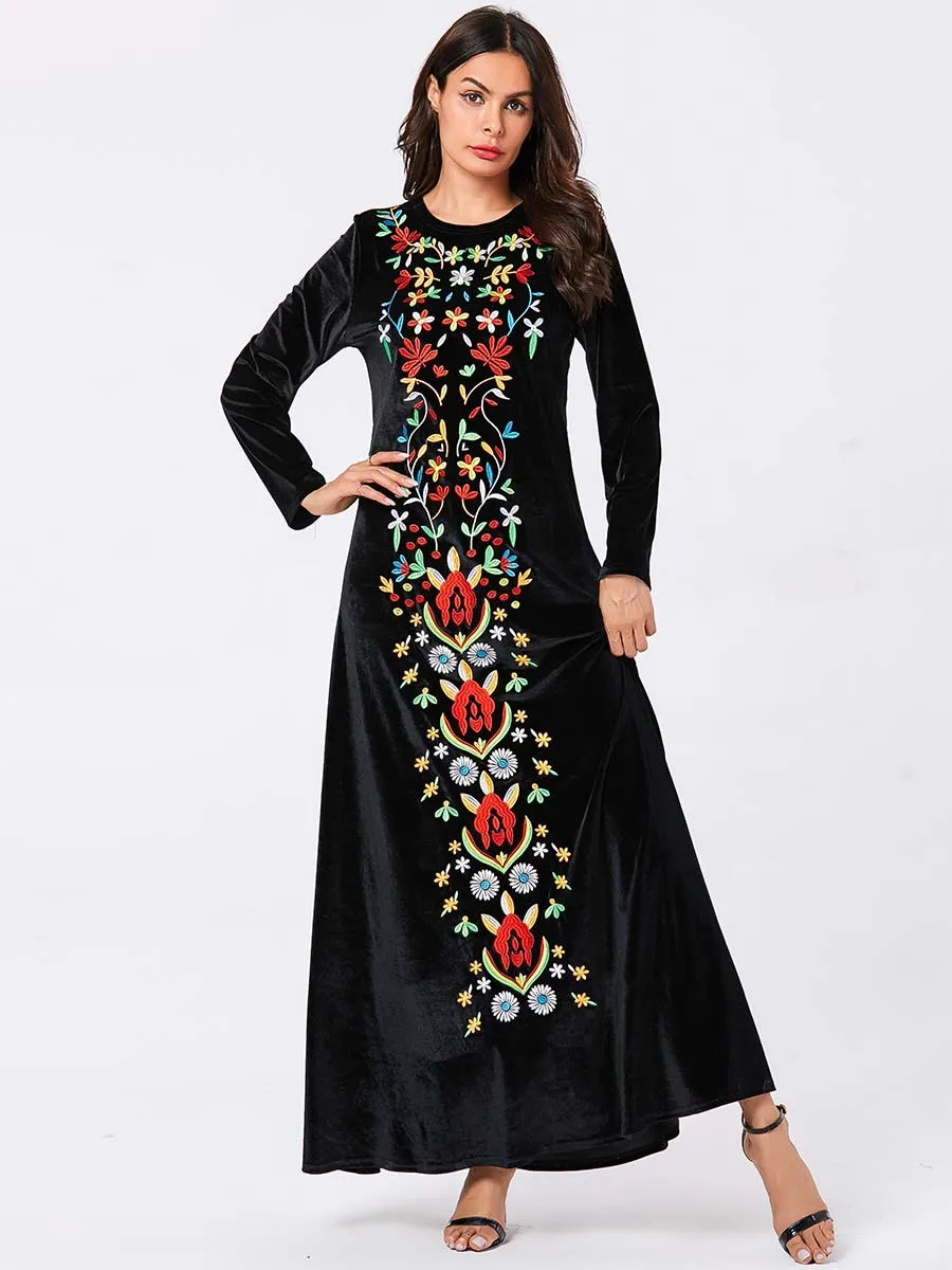 Мусульманское платье мусульманская одежда модная большого размера