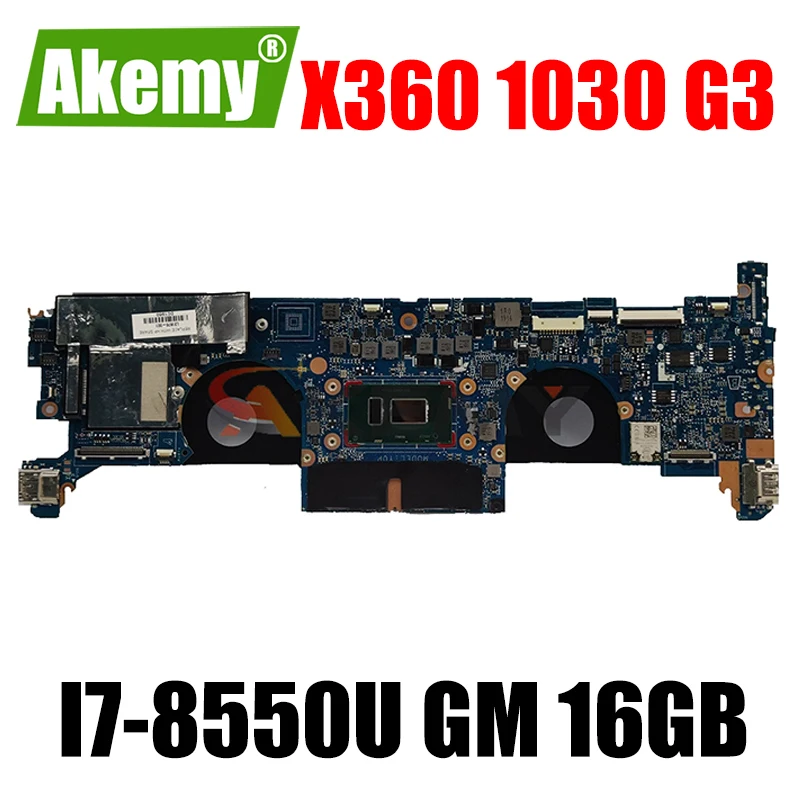 

Akemy DA0Y0PMBAF0 для HP ElitebooK X360 1030 G3 ноутбук материнская плата с i7-8550U Процессор GM 16 Гб Оперативная память тест 100% ОК