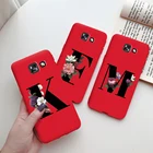 Чехол для Samsung Galaxy A5 2016 A510 A5 2017 A520, силиконовый мягкий чехол с цветными буквами и цветами для Samsung A5 2016 2017, чехол