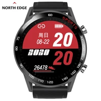 north edge outdoor sports smart watch mens waterproof ip67 wristband heart rate blood pressure call message reminder belt