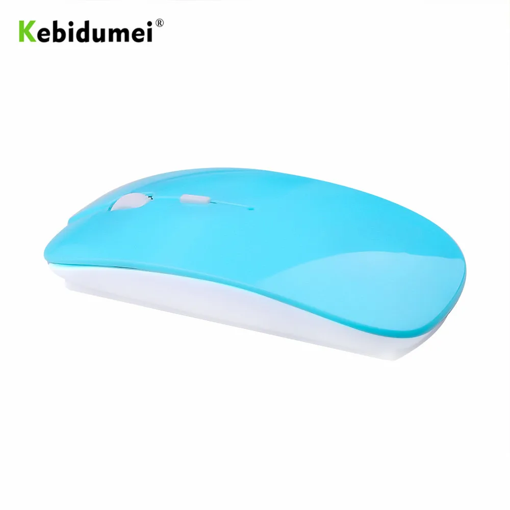 Ультратонкая беспроводная мышь kebidumei 2 4G USB оптическая игровая Беспроводные мыши