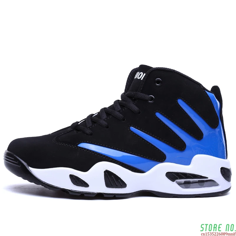 

2022 Brand Sneakers Men Air Cushion Basketball Shoes Retro Women Breathable Pu Leather Sports Shoes Male High-top Shoes Walking