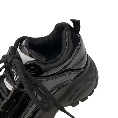 

Punk Thick-soled European And American Sports Shoes Female Harajuku Retro Old Platform Shoes Increased Casual Shoes