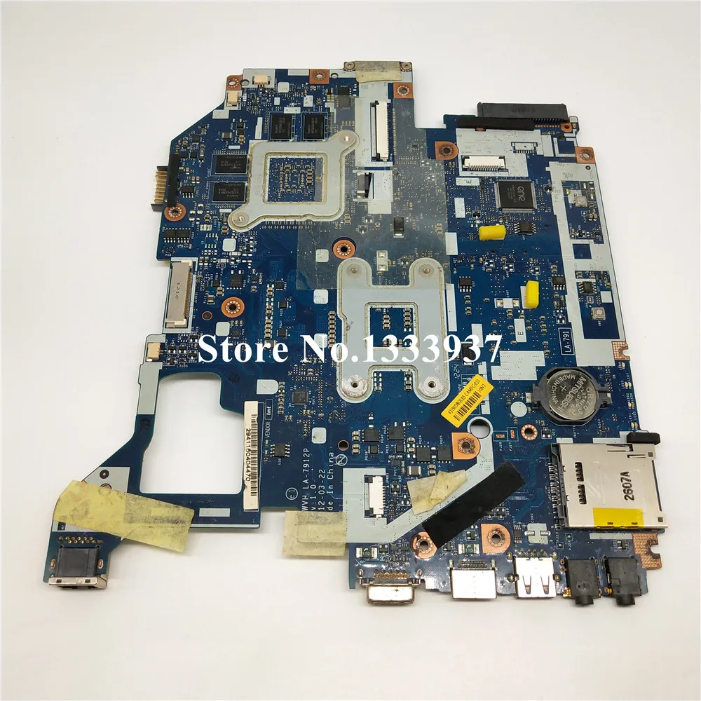 Q5WVH LA 7912P HM77 материнская плата для Acer E1 531 571G V3 571 Материнская ноутбука SLJ8C NBY1X11001