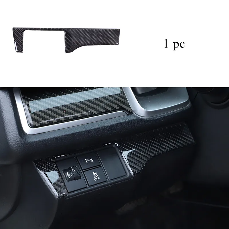 M Наклейки для салона автомобиля из углеродного волокна, Накладка для Honda Civic 10th Gen, автомобильные декоративные аксессуары - Название цвета: M