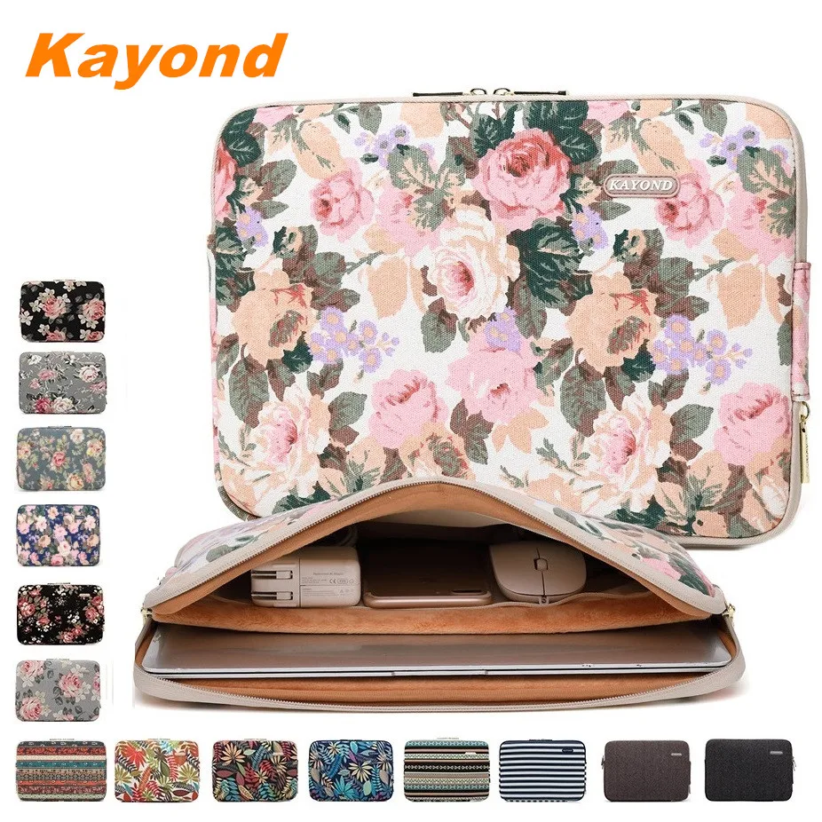 Kayond Brand Laptop Bag 11,12,13,14,15,17 Inch,Canvas Lady M