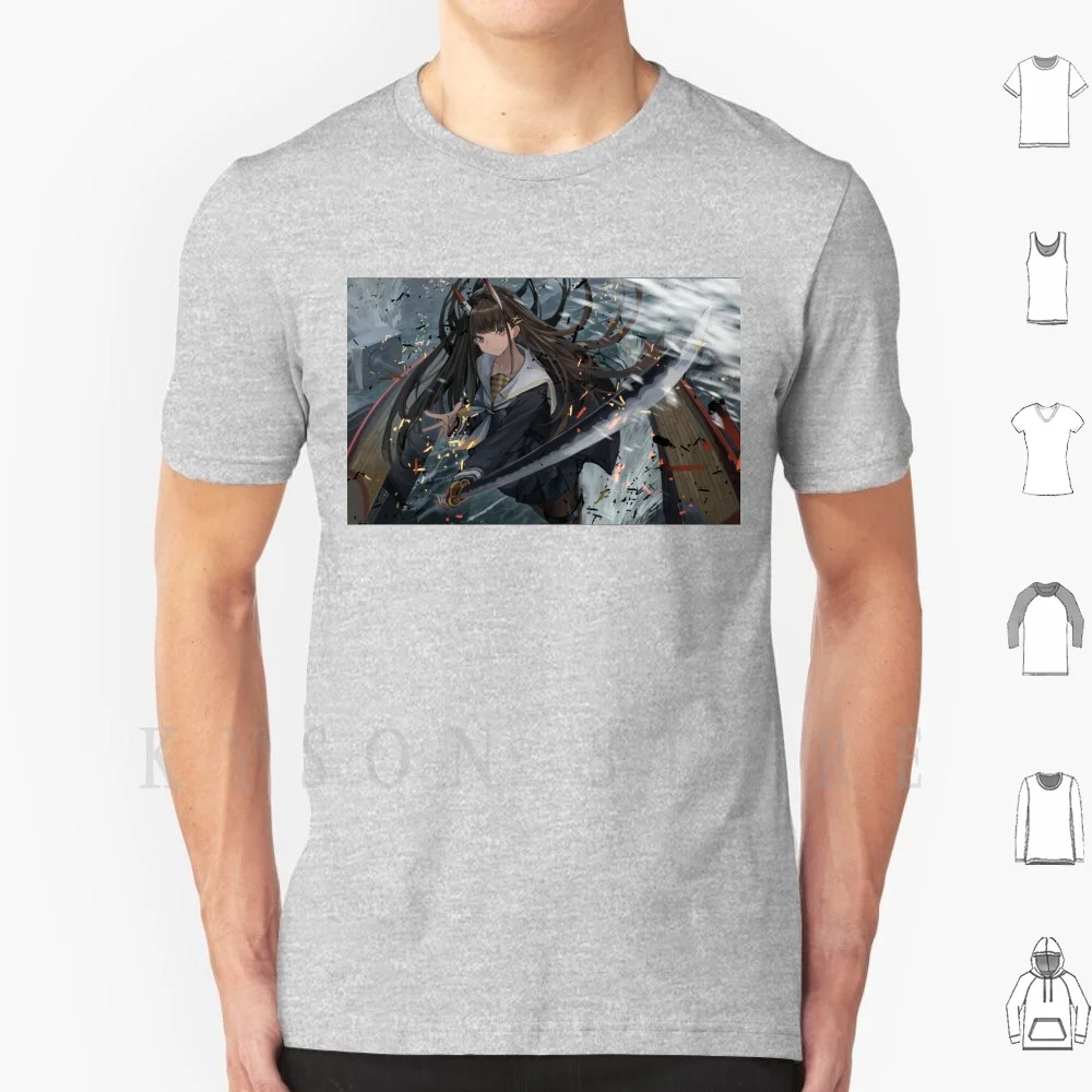 

Noshiro-Azur Lane T Shirt Cotton Men Diy Print Azur Lane Anime Azur Lane Atago Manga Akagi Enterprise Waifu Azur Lane