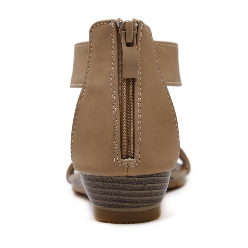 

Gykaeo 2021 New National Style Women's Sandals Summer Rome Folk Beach Shoes Female Low Heels Casual Wedges Shoes Zapatos Mujer