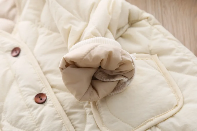 Одежда для маленьких девочек зимний костюм новая модная куртка пальто костюмы