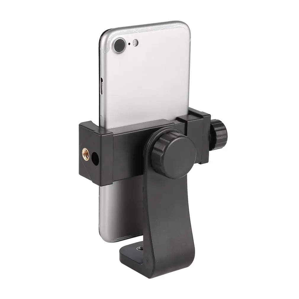 universal adjustable tripod mount cell phone clip vertical bracket clip clamp holder 360 adapter for smartphone hot dropshipping free global shipping
