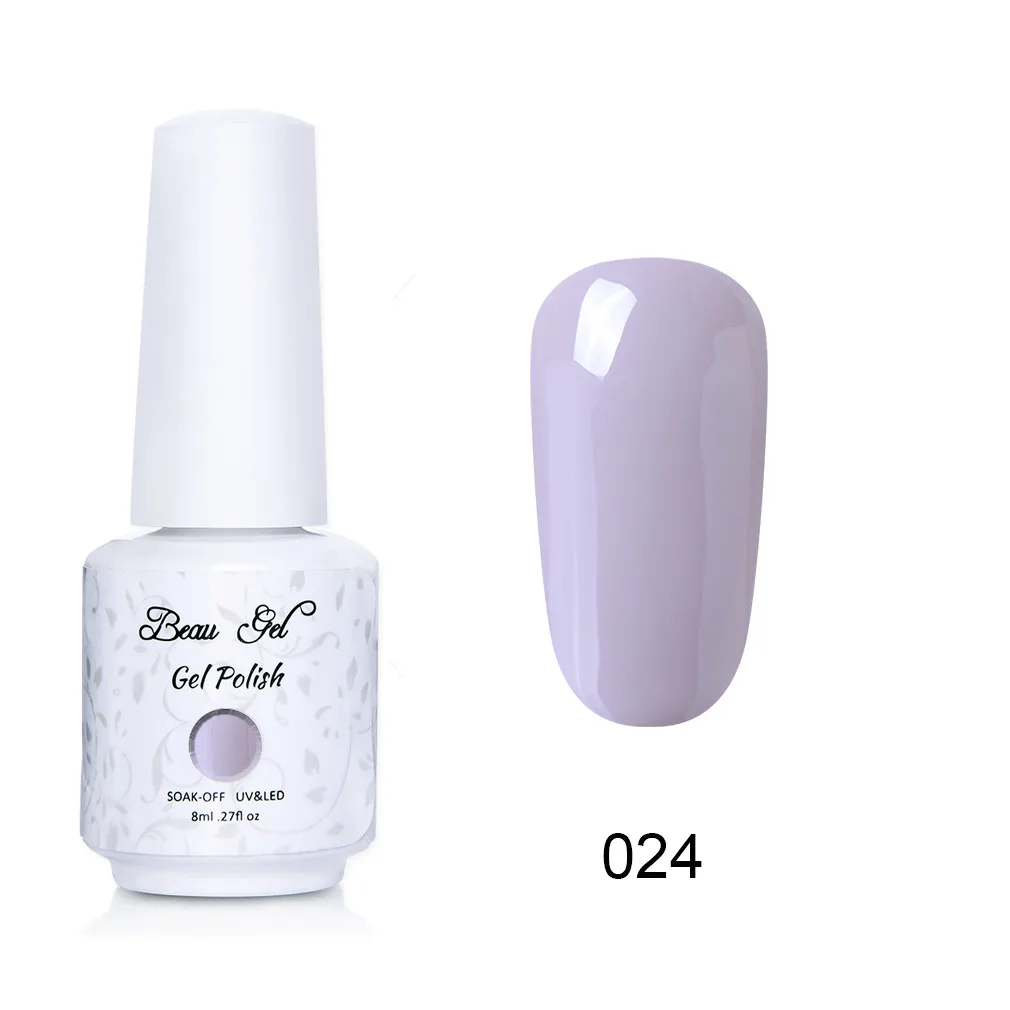 NU024 Beau гель 8 мл флуоресцентный неоновый Гель-лак для ногтей Vernis полуперманентный УФ-Гель-лак впитывающий Гель-лак для ногтей - Цвет: NU024