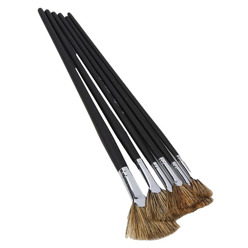 6 шт./компл. специальное предложение щетка с кабаном набор ручек Веерная форма